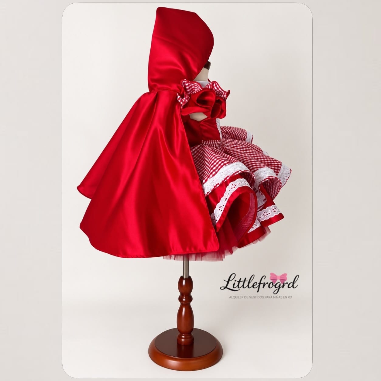 Vestido caperucita 1-3 años