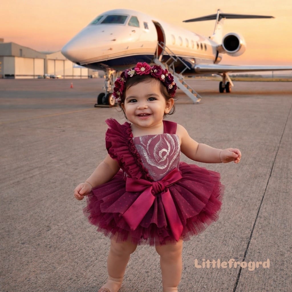 Romper rojo vino cute