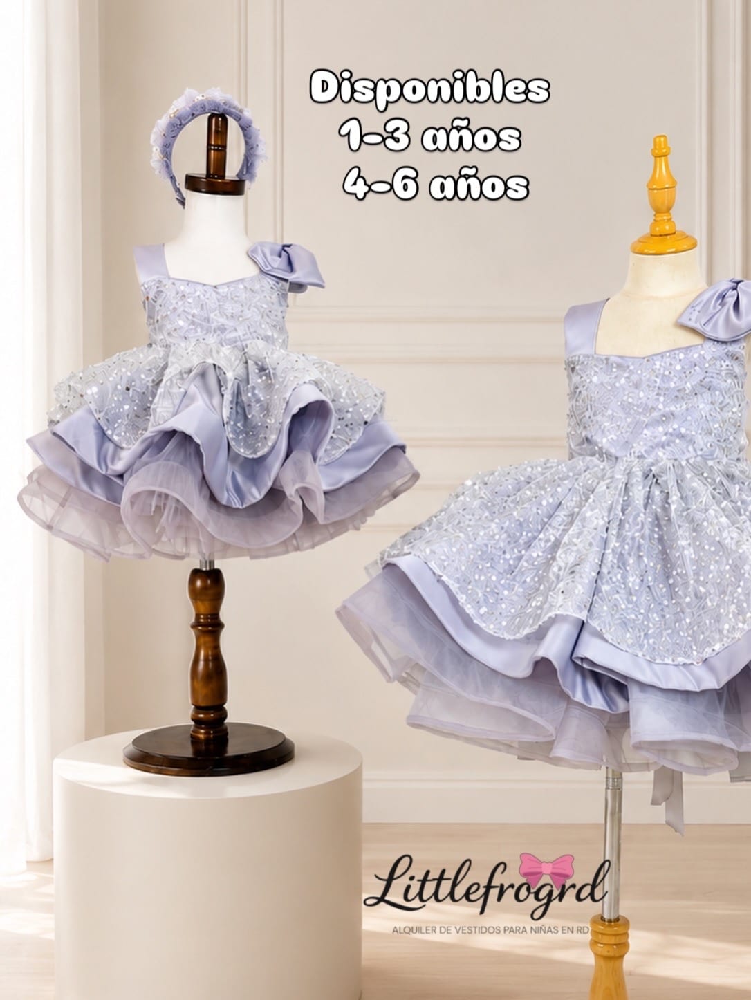 Vestido plateado 1-2