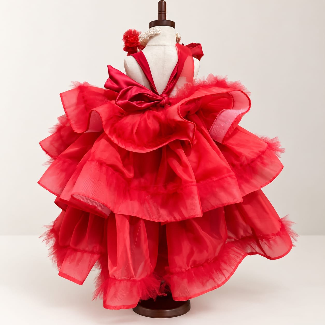 Vestido Rojo capa Amalia 1-2