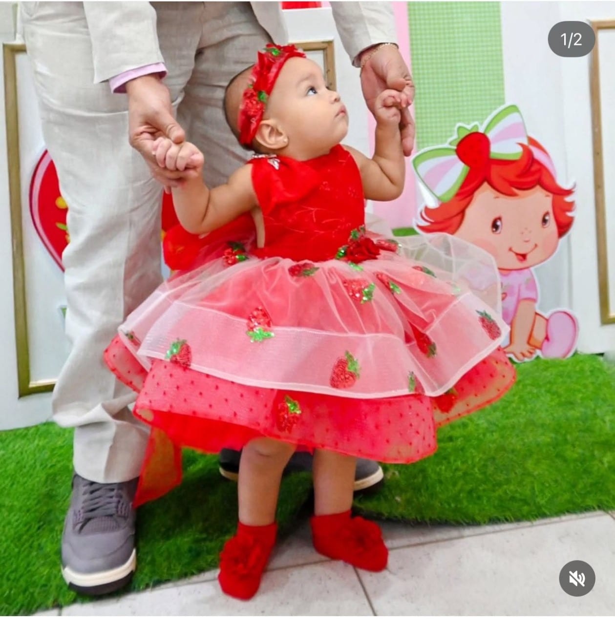 Vestido fresita love