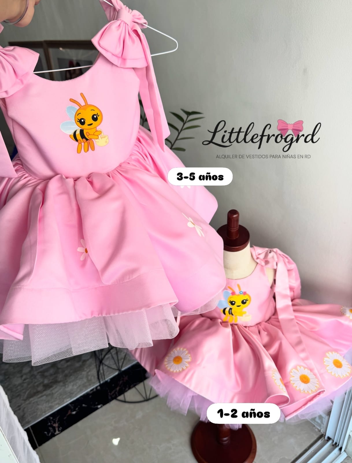 Vestido abegita 3-5 años