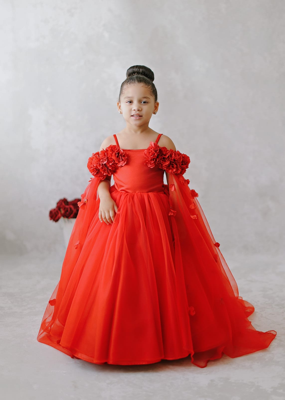 Vestido rojo abeisha