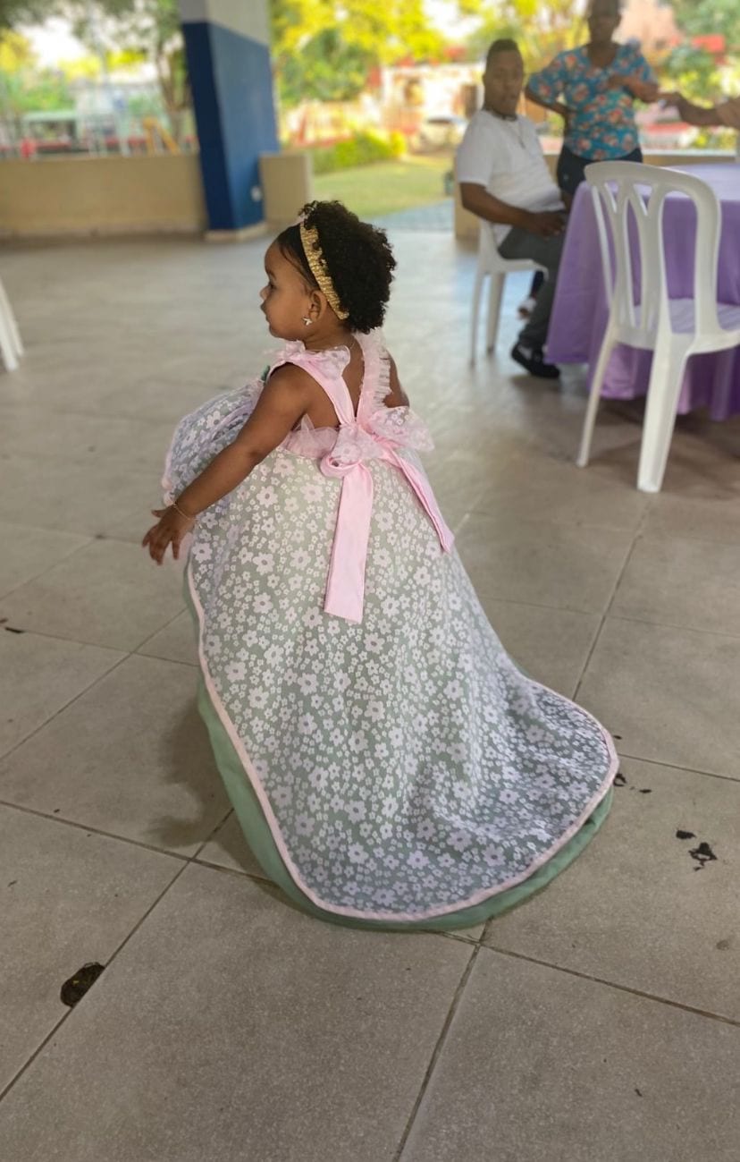 Vestido primaveral cola Ama