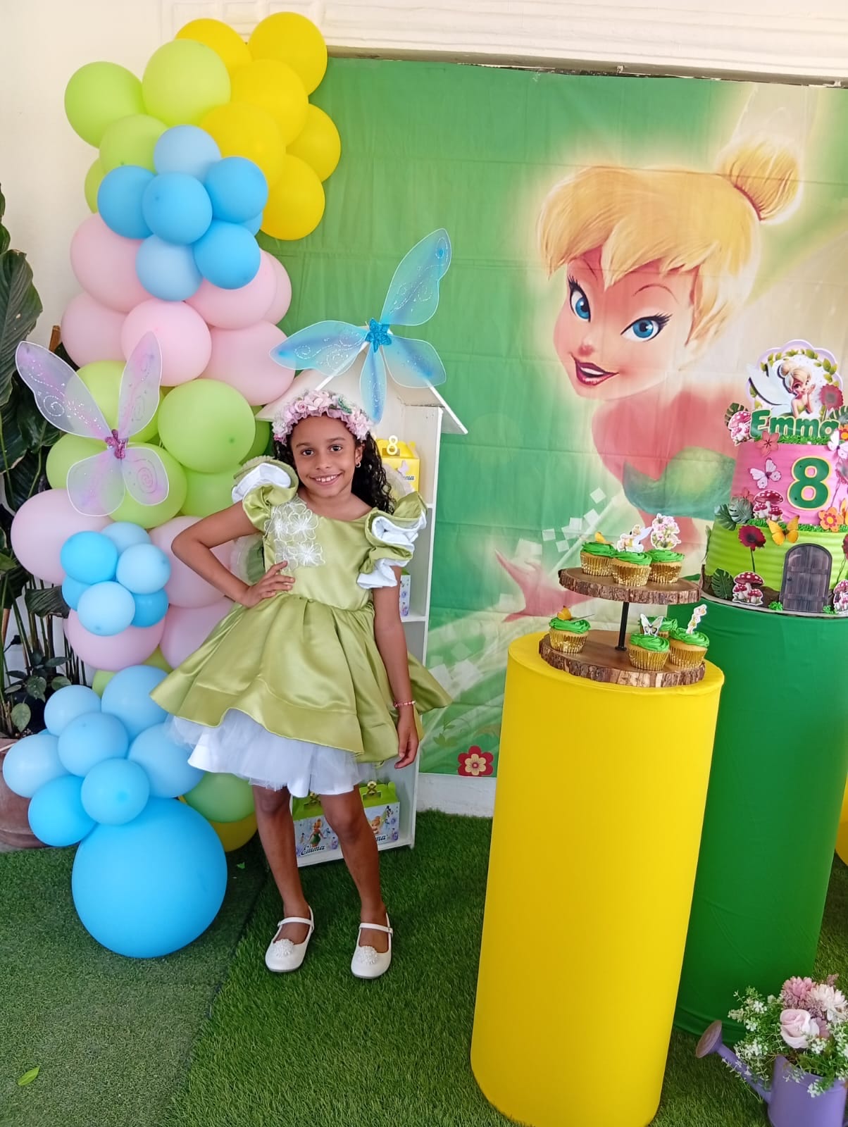 Vestido verde Lima cin