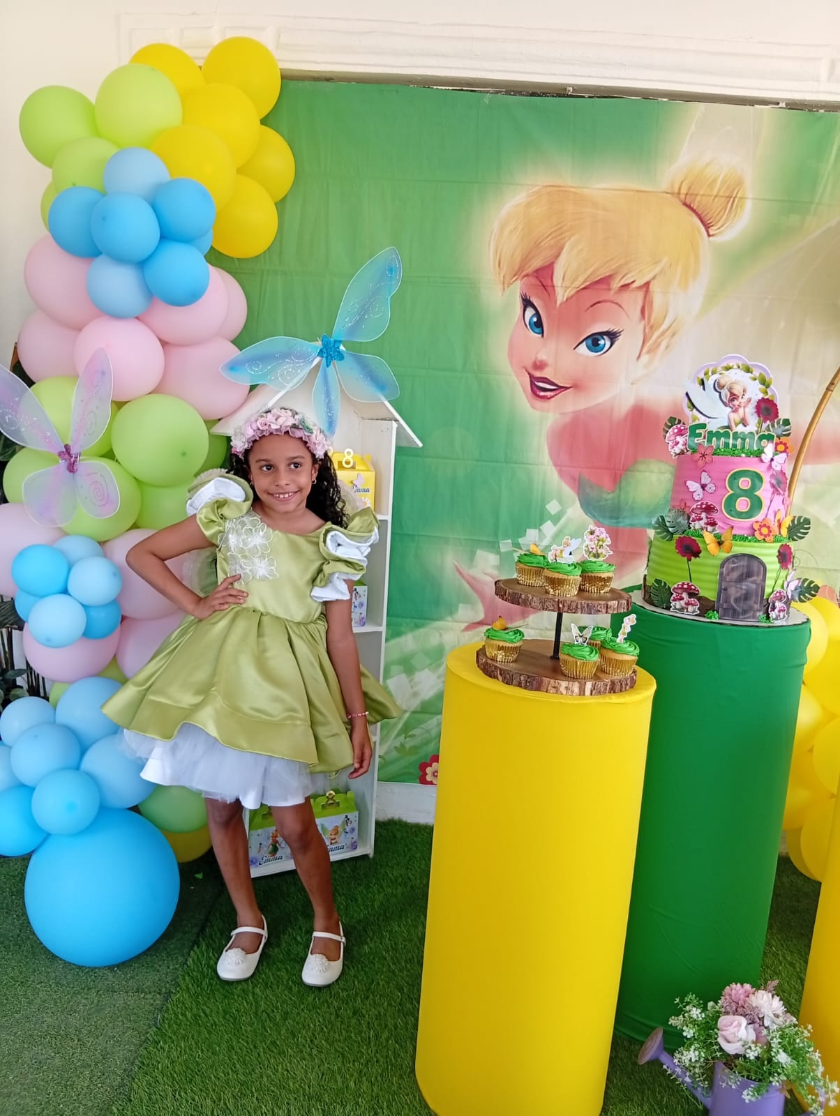 Vestido verde Lima cin
