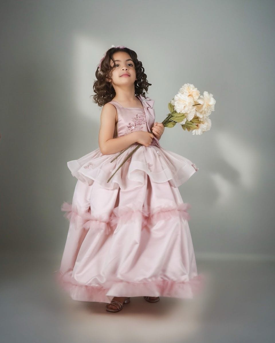 Vestido Rosa palo largo ama