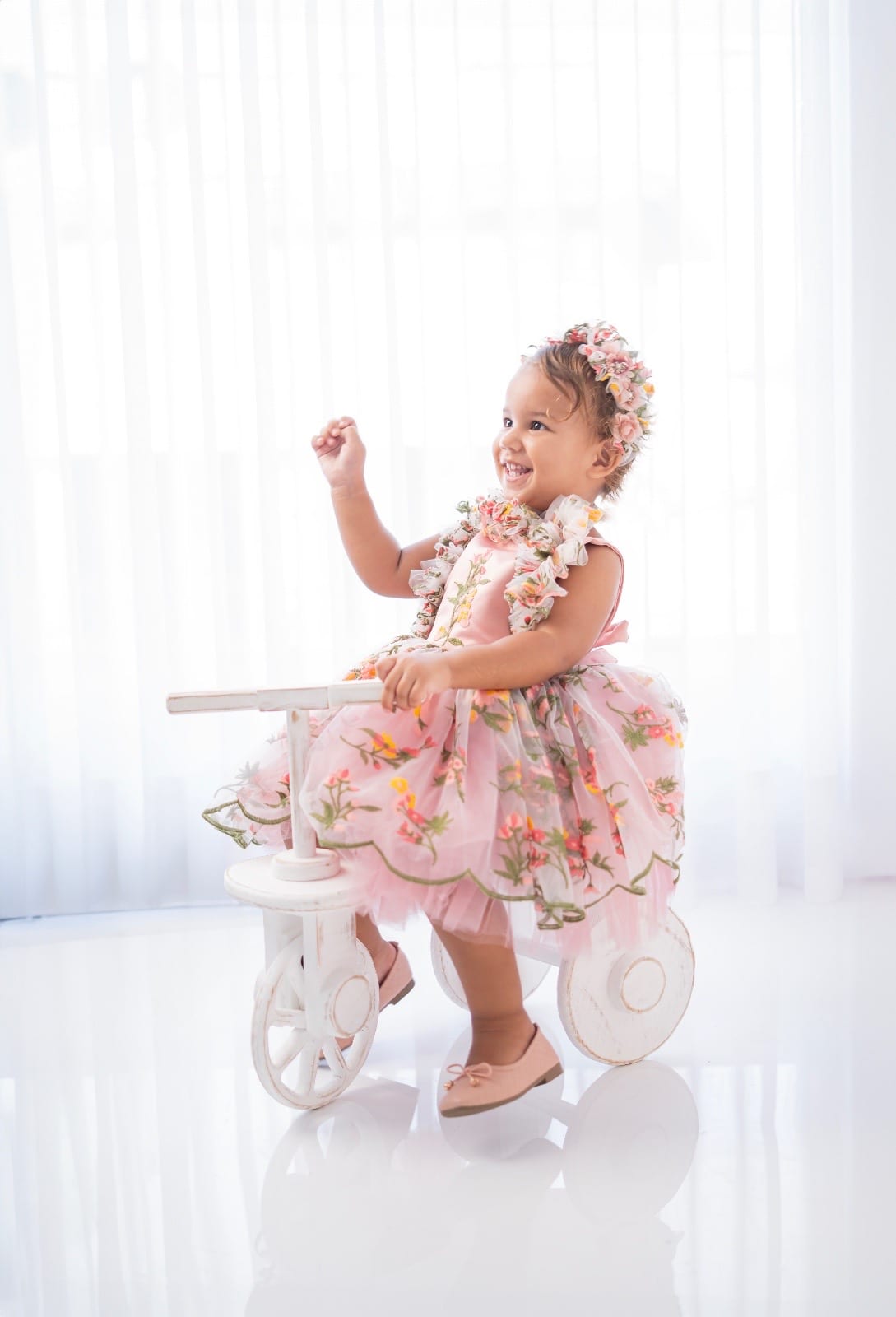 Vestido primaveral cind 3-6